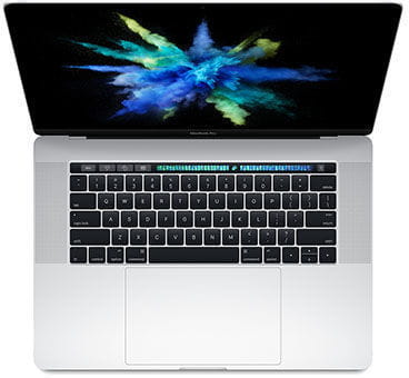 Laptop Apple MacBook Pro 15.4" Retina / Touch Bar / Core i7 / 16Gb DDR4 / 256Gb SSD / Radeon Pro 555 2Gb / Mac OS Sierra /