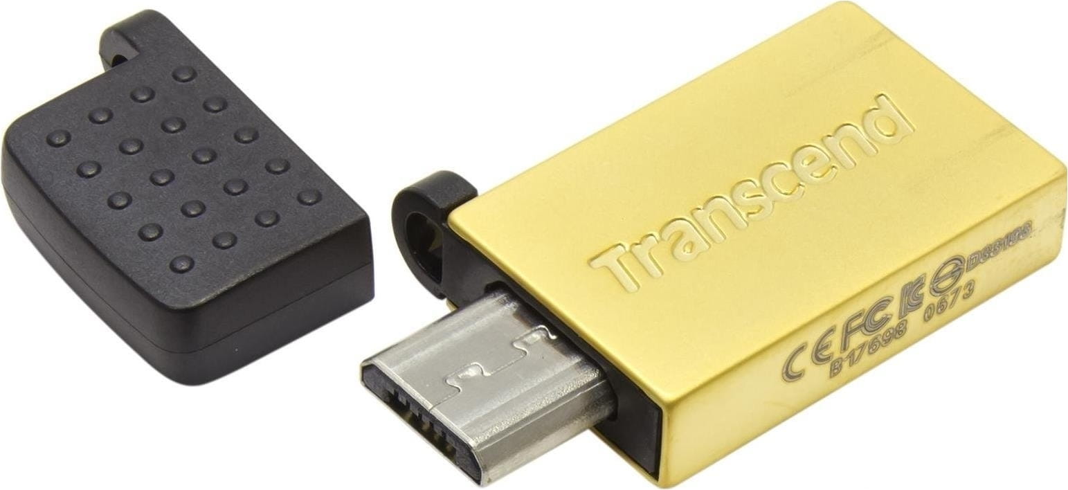 USB Transcend JetFlash 380 16Gb / OTG / USB2.0 + Micro-USB /
