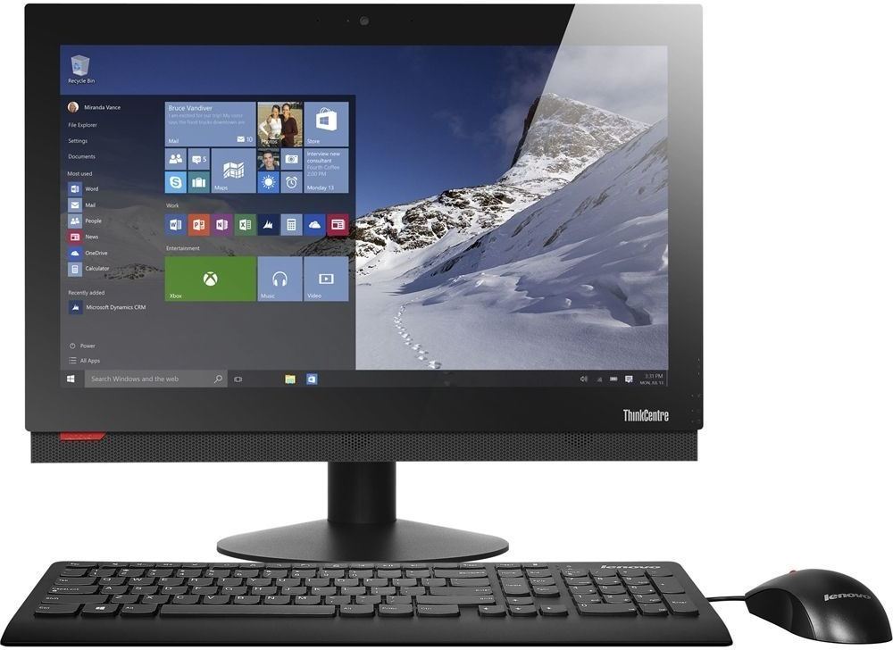 Lenovo ThinkCentre M700Z 20" LED HD \ G3900T \ 4GB DDR4 \ SSD 128Gb \ Keyboard & Mouse \ Windows 10 Pro