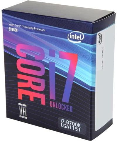 CPU Intel i7-8700K / S1151 / 12Mb / 14nm / 95W / Intel UHD Graphics 630 /