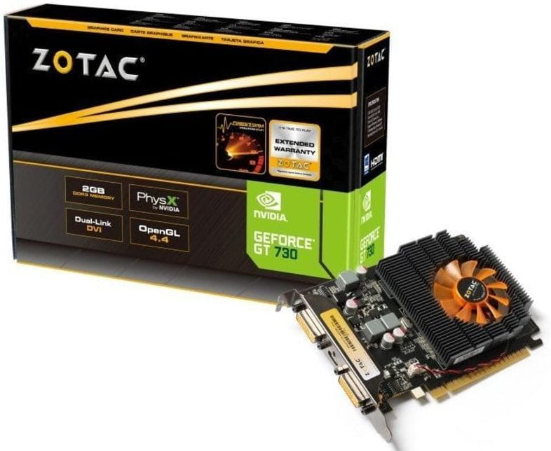 ZOTAC GeForce GT730 4GB DDR3, 128bit, ZT-71109-10L