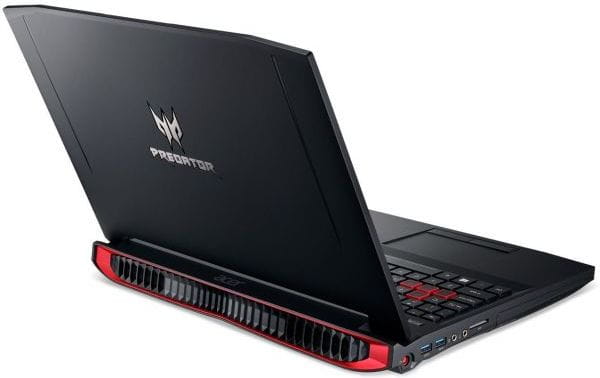 Laptop Acer PREDATOR G9-593-75W9 / 17.3" FullHD IPS / i7-7700HQ / 16Gb DDR4 RAM / 256Gb SSD + 1.0TB HDD / GeForce GTX1070 8Gb DDR5 / Linux / NH.Q1ZEU.007 / Black