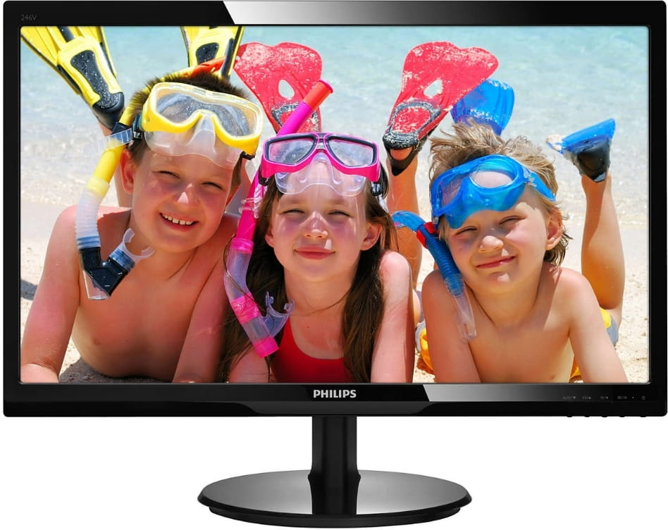 Monitor Philips 246V5LDSB / 24.0" FullHD / 1ms / 10M:1 / 250cd /