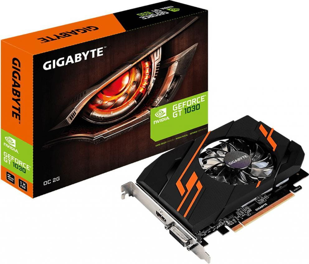 GIGABYTE GeForce GTX GT1030 2GB DDR5 64Bit / GV-N1030OC-2GI