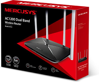 MERCUSYS AC12 AC1200 Dual Band Wireless Router