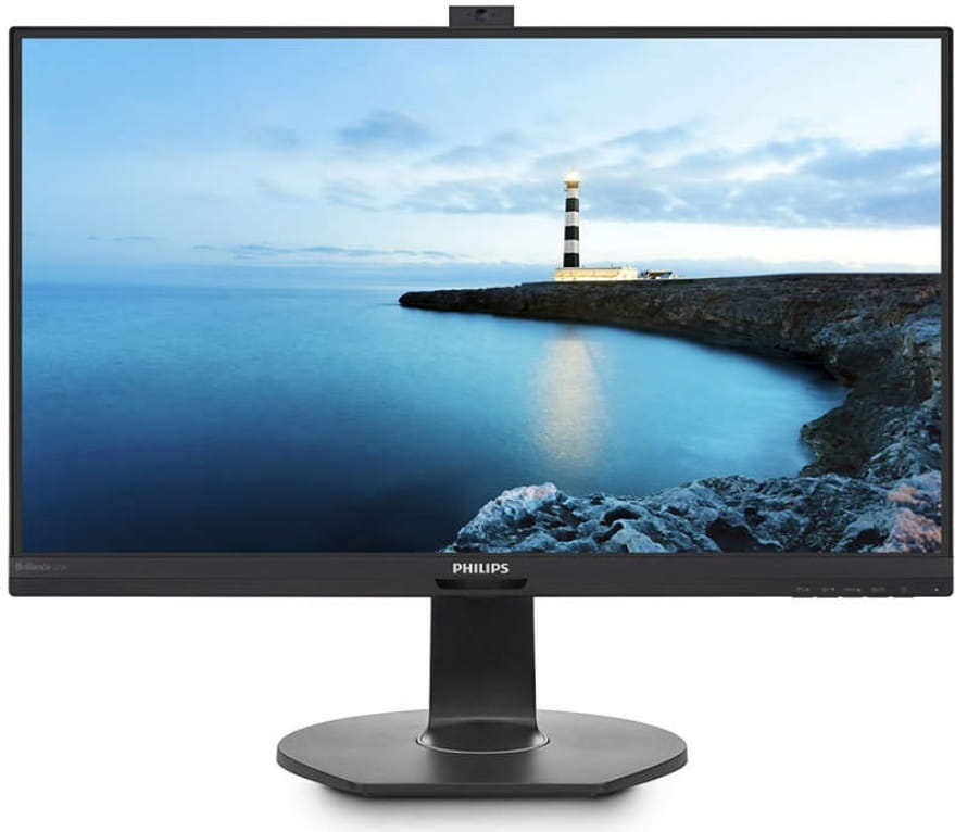 Monitor Philips 272B7QPTKEB / 27.0" PLS LED 2560x1440 WQHD / Built-in speakers 2x2W / Built-in 2.0-Mpix webcamera w/microphone / USB 2.0 x3 Hub / Pivot / PowerSensor /