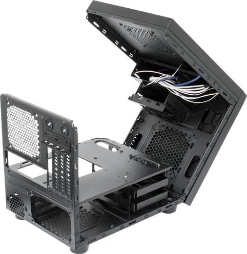 Case ATX Chieftec Miditower Gaming Cube CI-01B-OP / No PSU /