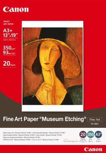Paper Canon FA-ME1 Fine Art Museum Etching / A3+ / 20 pages /