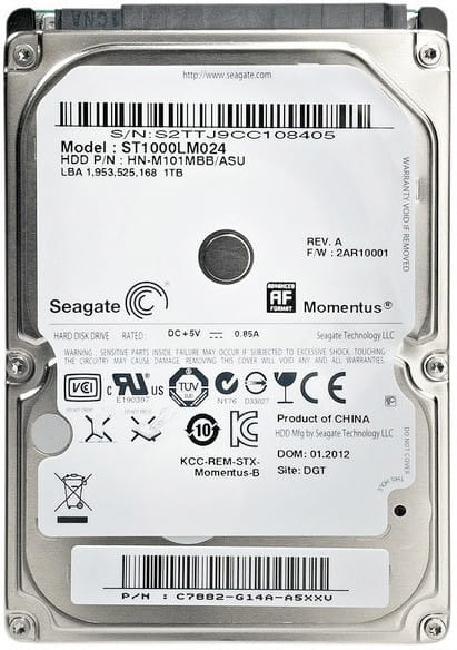 Seagate ST1000LM024 / 2.5 HDD 1.0TB 5400rpm
