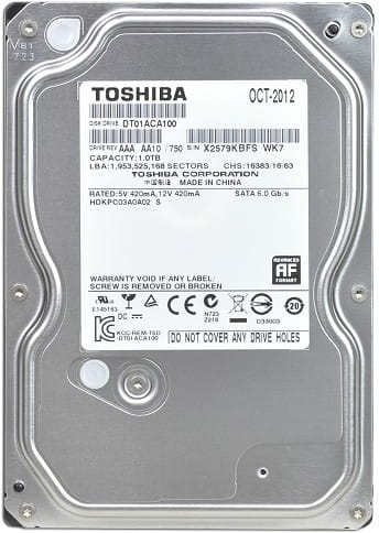 HDD Toshiba DT01ACA100