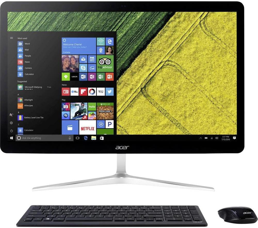 AIO Acer Aspire U27-880 / 27" FullHD Touch /  i5-7200U / 8GB DDR4 / 128GB SSD + 2TB HDD / Intel® HD 620 Graphics / Endless OS / Wireless KB/MS / DQ.B8SME.004 /