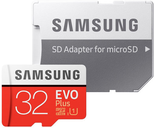 microSDHC Samsung EVO Plus 32GB / SD adapter / MB-MC32GA
