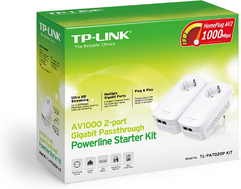 Powerline TP-LINK AV1000 / TL-PA7020PKIT /