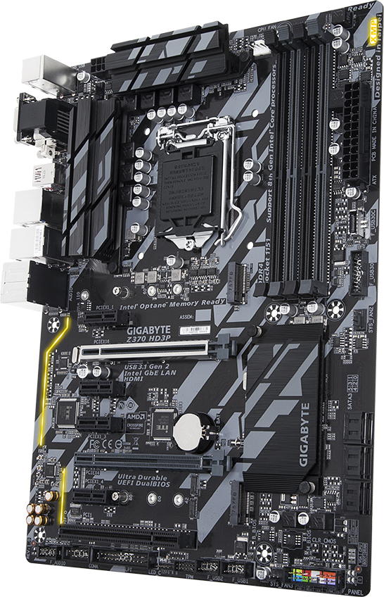 MB GIGABYTE GA-Z370 HD3P 1.0 / Intel Z370 / ATX