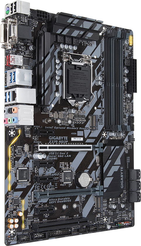 MB GIGABYTE GA-Z370 HD3P 1.0 / Intel Z370 / ATX