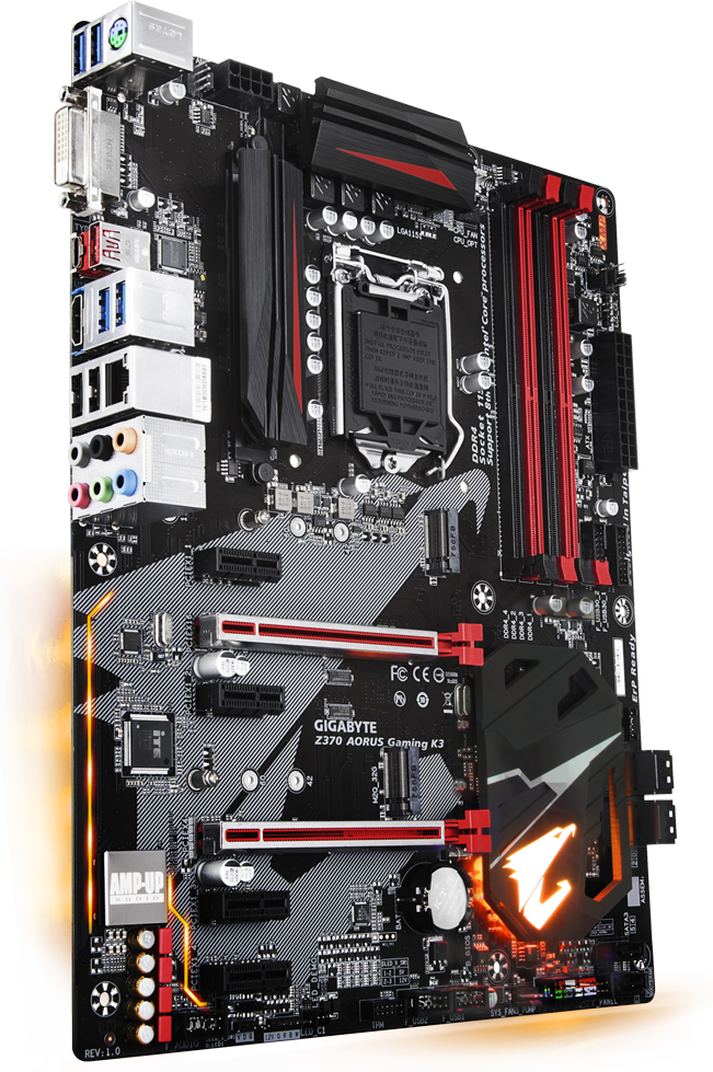 MB GIGABYTE GA-Z370 AORUS Gaming K3 1.0 / Intel Z370 / ATX