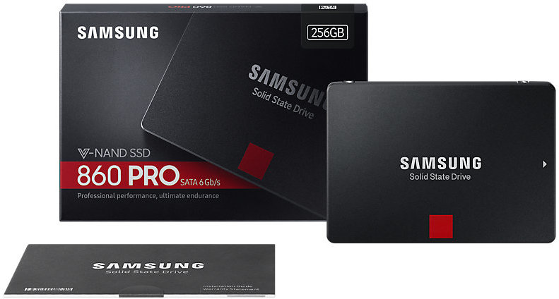 SSD Samsung 860 PRO MZ-76P256BW / 256GB / 2.5" SATA / VNAND 2bit MLC /