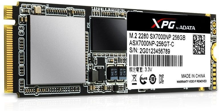 SSD ADATA SX7000 / 256GB / M.2 NVMe / 3D TLC / ASX7000NP-256GT-C