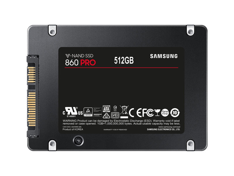 SSD Samsung 860 PRO MZ-76P512BW / 512GB / 2.5" SATA / V-NAND 2bit MLC /
