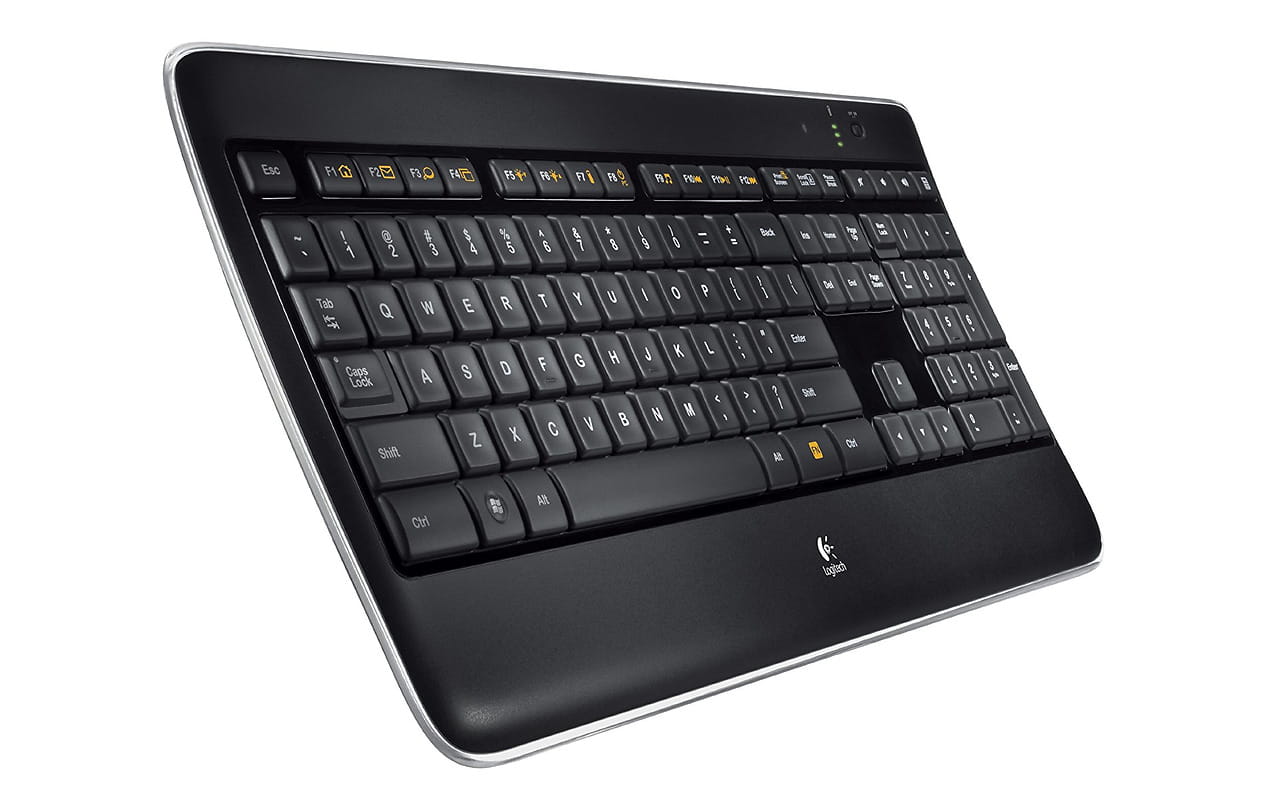 Logitech Wireless Illuminated Keyboard K800 Black USB