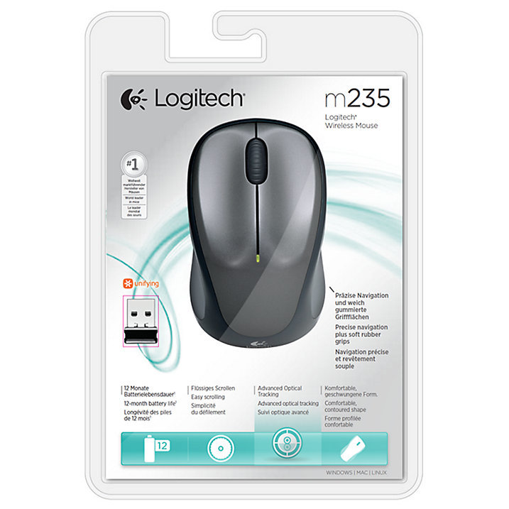 Mouse Logitech M235 / Wireless / Grey