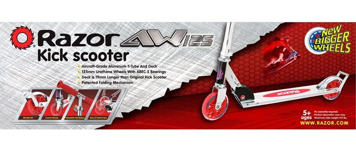 Razor Scooter A125 GS Red