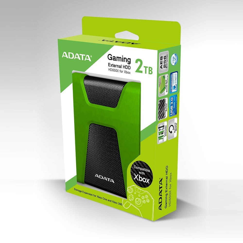 ADATA DashDrive Durable HD650X / 2TB / 2.5" / USB3.0 / AHD650X-2TU3