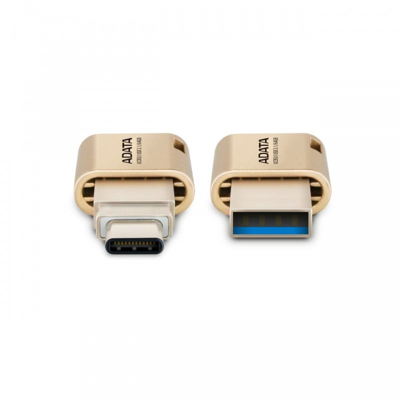 USB ADATA UC350 / 16Gb / USB3.1 / Type-A/Type-C / AUC350-16G-CGD /