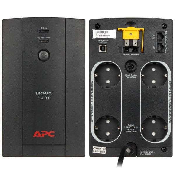 UPS APC Back-UPS BX1400UI / 1400VA / AVR
