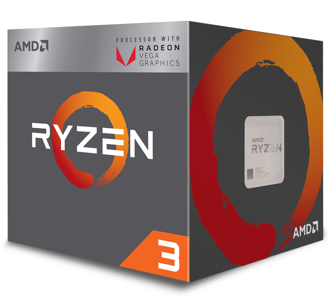 CPU AMD Ryzen 3 2200G / Radeon Vega 8 Graphics / 6MB Cache / AM4 /