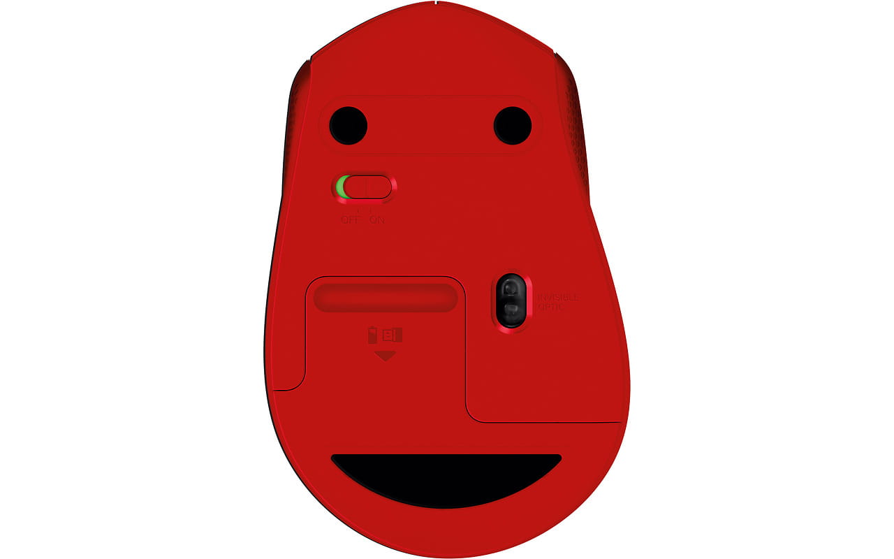 Logitech M330 SILENT PLUS / Wireless / USB / Red