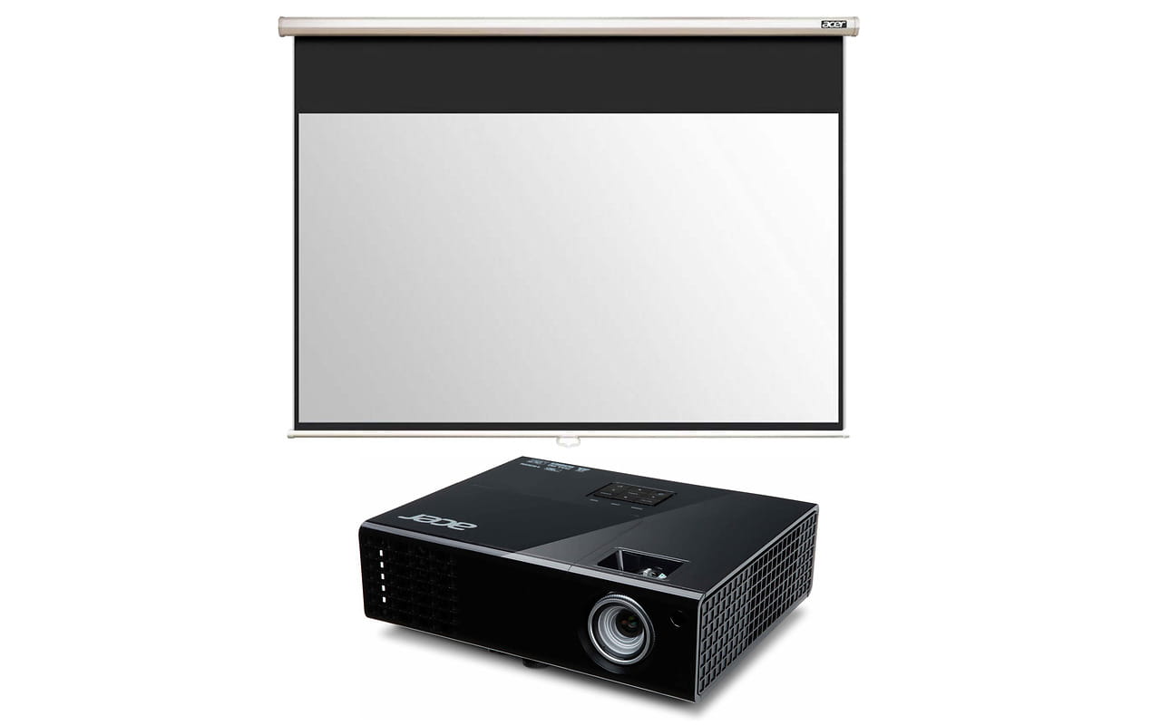 Acer M90-W01MG / Auto-Lock Manual Projection Screen / 196x110 / 16:9 / MC.JBG11.001 / White