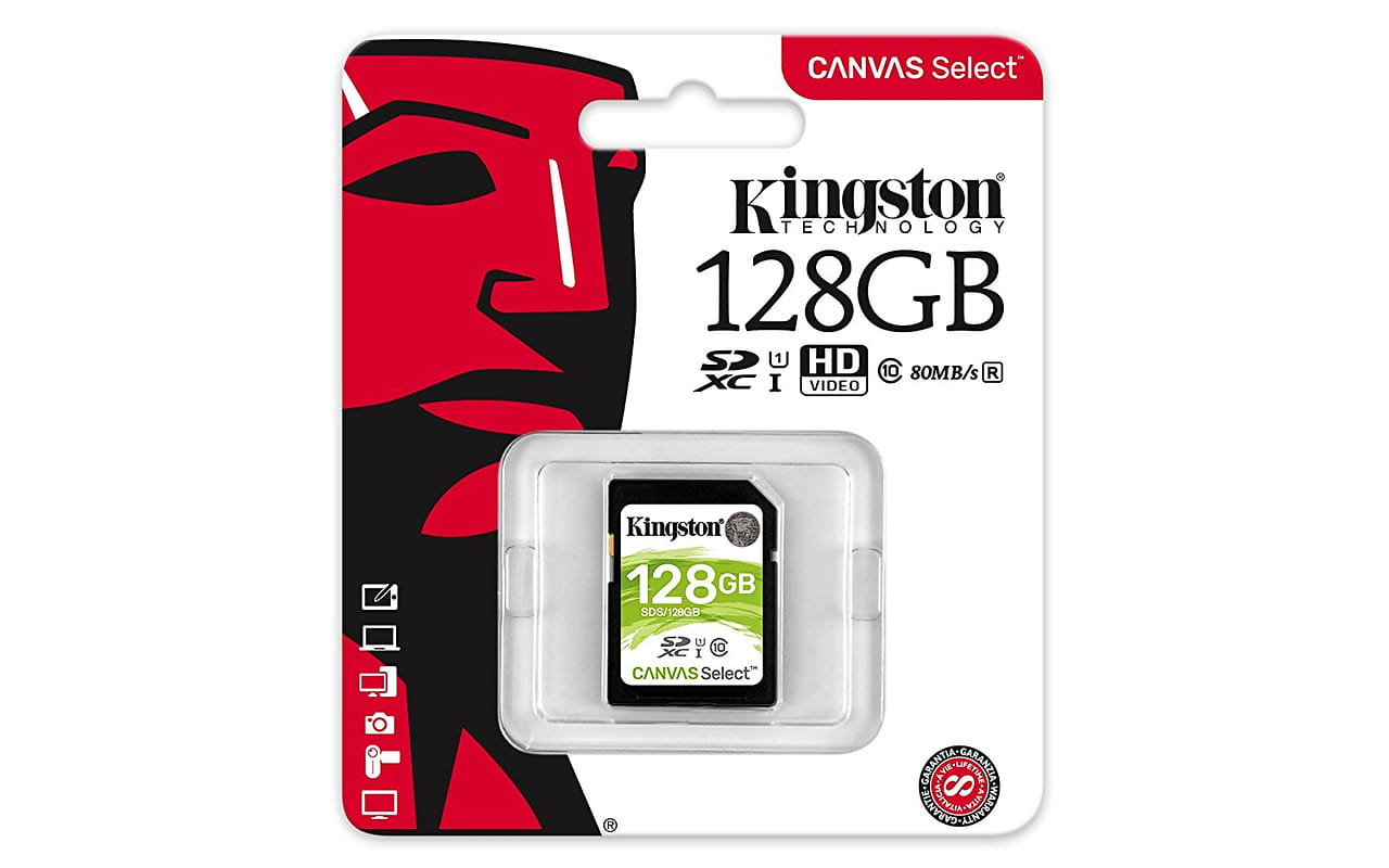 SDHC Kingston Canvas Select 128GB / 400x / SDS/128GB