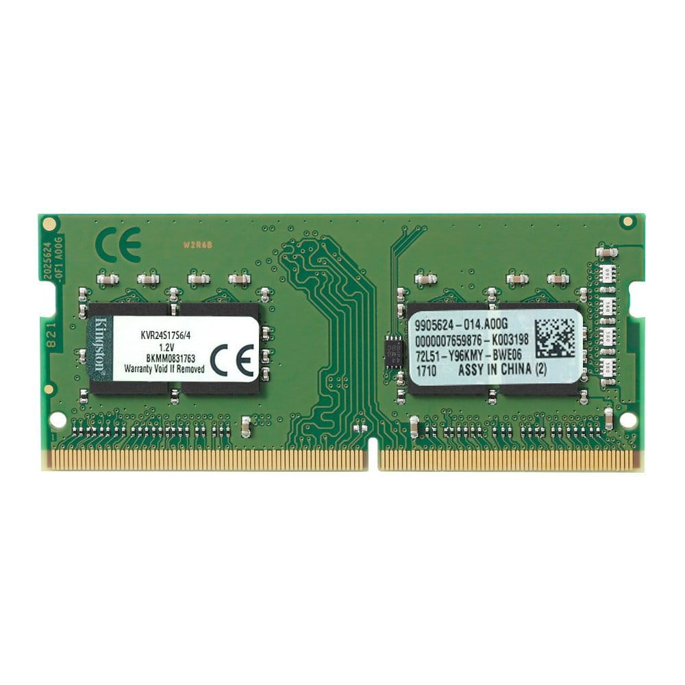 Kingston ValueRam KVR24S17S6/4 / 4GB / DDR4 / SODIMM / PC4-19200 / 2400MHz / CL17 / 1.2V