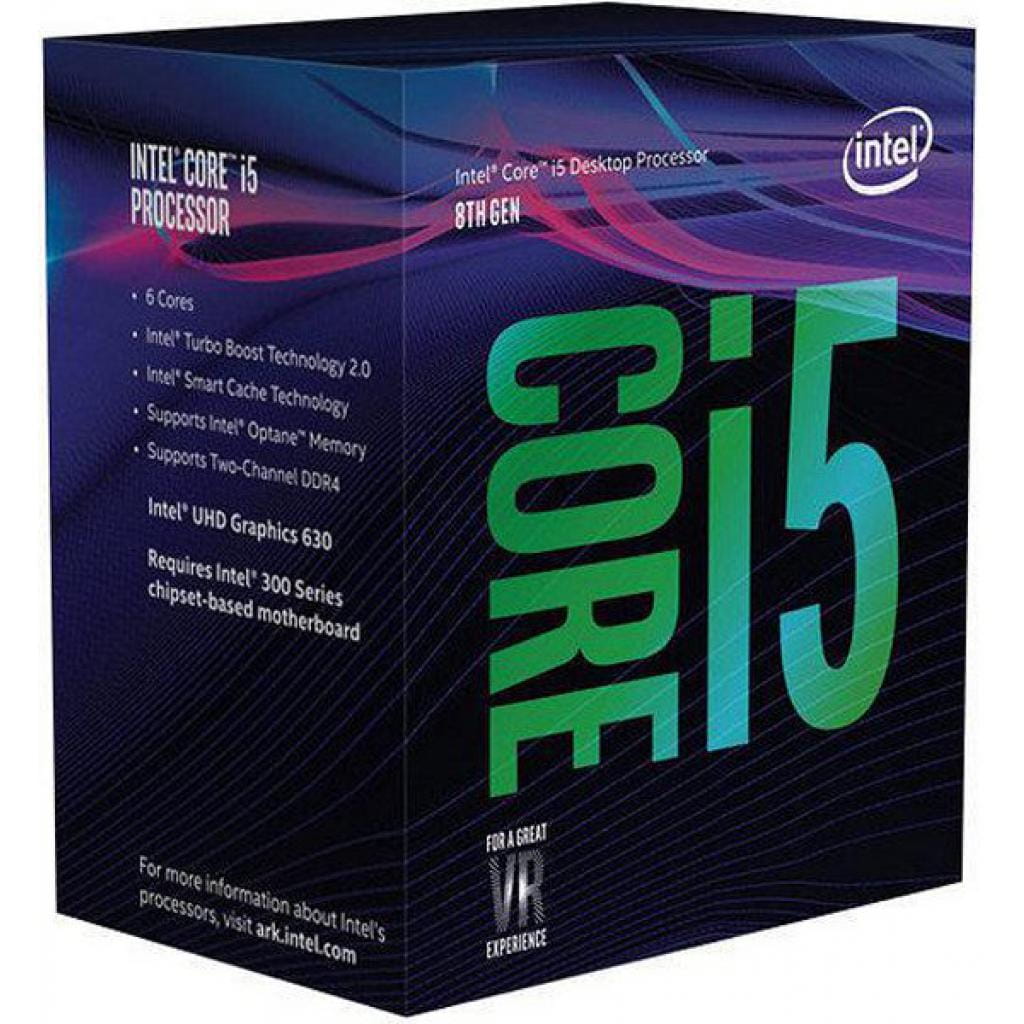 CPU Intel i5-8400 / S1151 / 14nm / 65W / Six Cores / Coffee Lake /