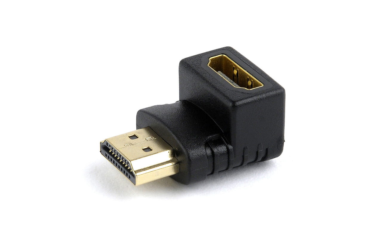 Adapter Cablexpert A-HDMI90-FML / HDMI M to HDMI F / 90 degrees