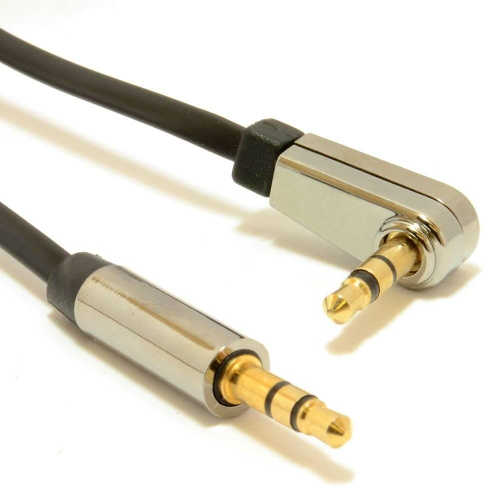 Cable Cablexpert CCAP-444L-1M / 3.5mm jack - 3.5mm jack / 90 degrees / 1m /
