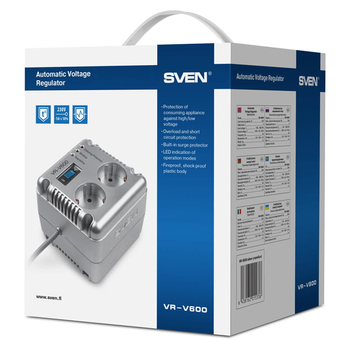 Sven VR-V600 / 200W / Silver