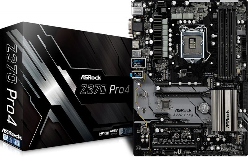 MB ASRock B360M PRO4 / S1151 / Intel B360 / mATX