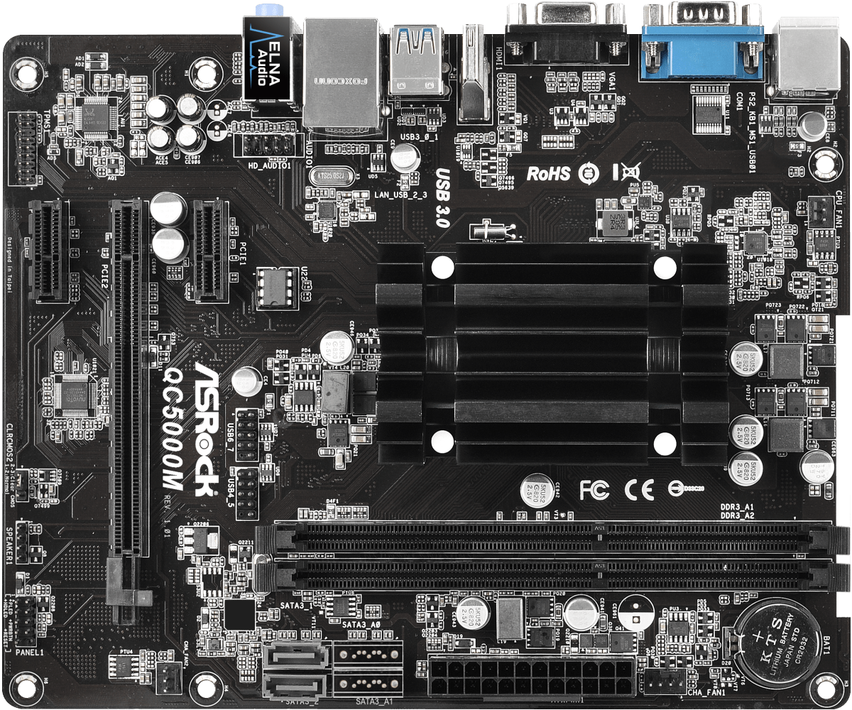 MB ASRock QC5000M + CPU AMD FT3 Kabini A4-5000 Quad-Core APU