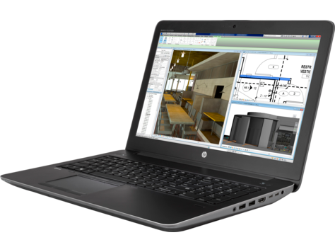 Laptop HP ZBook 15 G4 / 15.6" FullHD IPS / i7-7700HQ / 16GB DDR4 / 256GB SSD + 1.0TB HDD / NVIDIA Quadro M2200 4GB Graphics / Windows 10 Professional / 1RQ99ES#ACB /