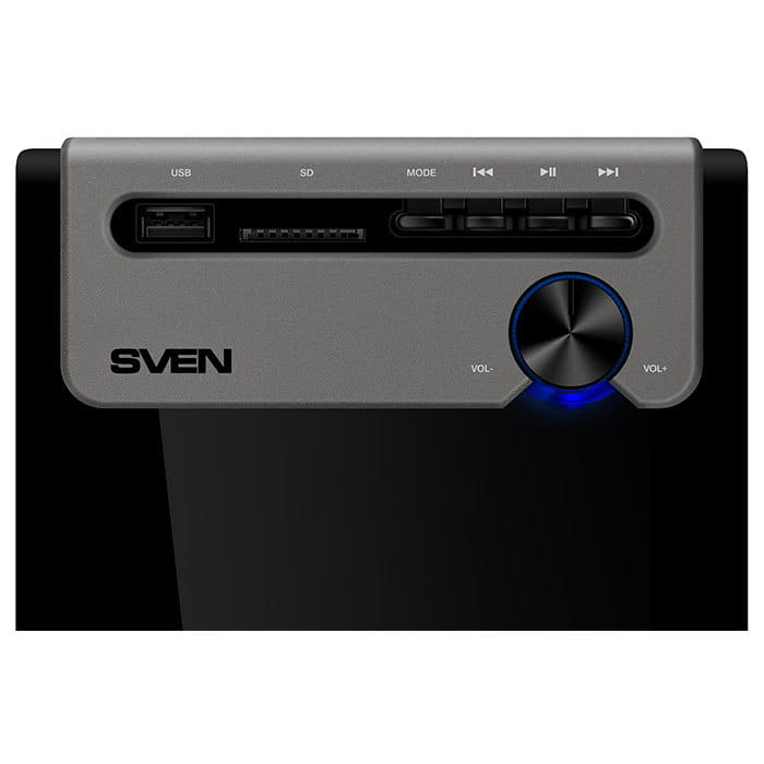 Speakers Sven MS-110 / 2.1 / 10W RMS / USB Flash / SD card / Black