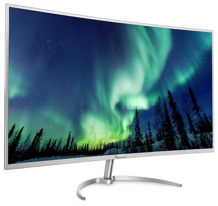 Monitor Philips BDM4037UW / 40.0" VA-Curved 4K-UHD / 4ms / 300cd / LED20M:1 / PIP / Speakers / USB 3.0 x 4-Hub /