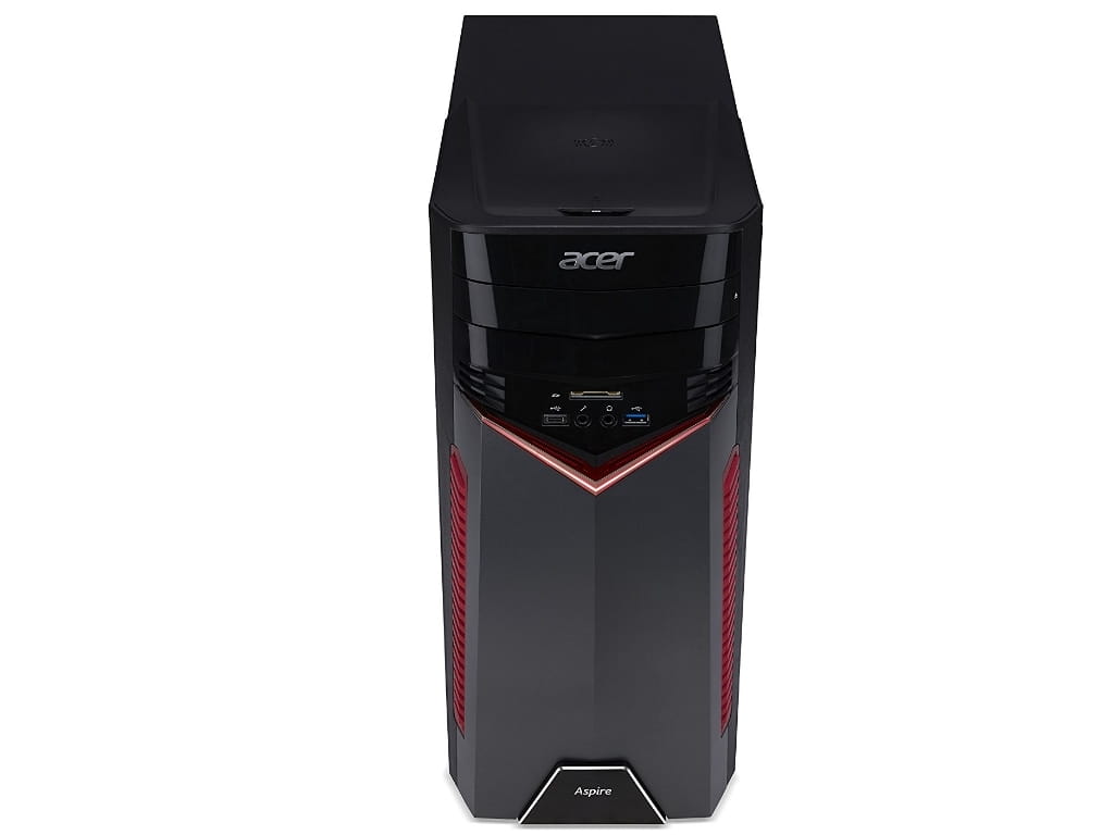 PC Acer Aspire GX-281 / AMD Ryzen 7 1700 / 16GB DDR4 / 256GB SSD + 2.0TB HDD / DVDRW / NVIDIA GTX1070 8GB Graphics / 500W PSU / Endless OS / DG.E0FME.010 /