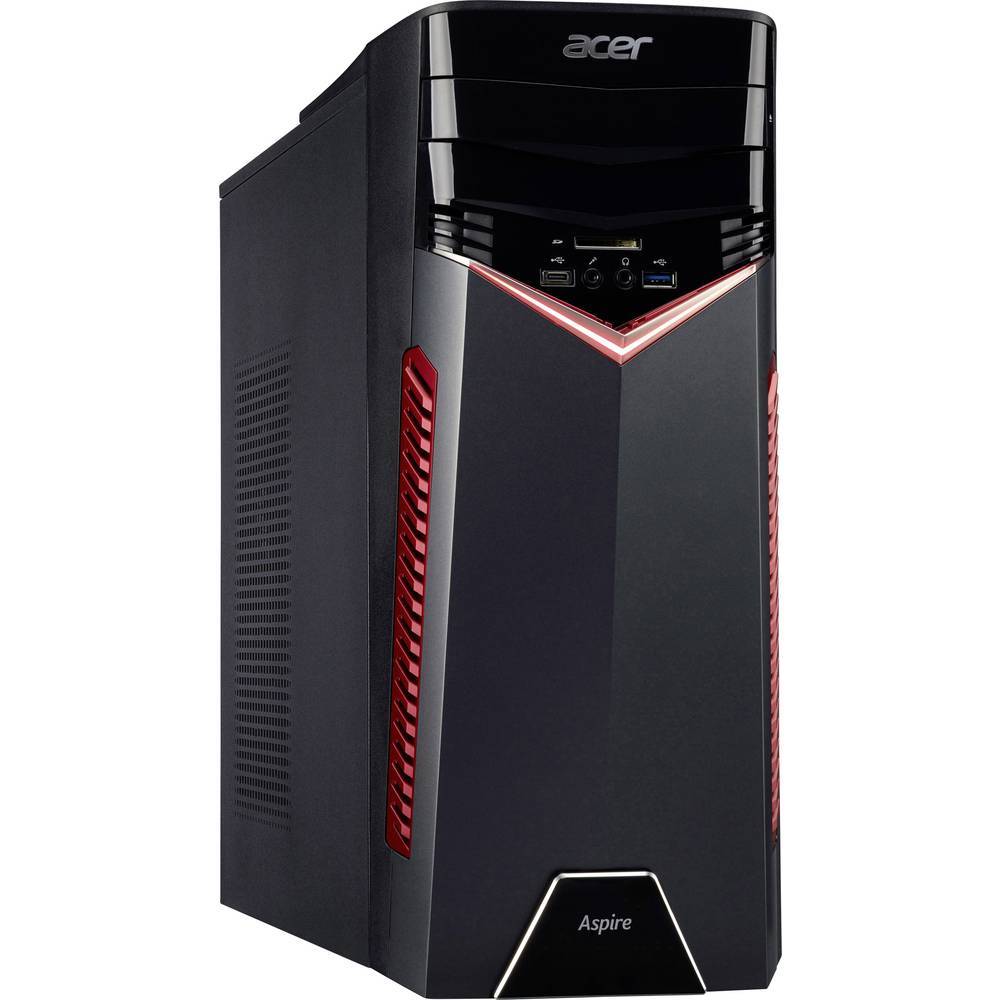 PC Acer Aspire GX-281 / AMD Ryzen 7 1700 / 16GB DDR4 / 256GB SSD + 2.0TB HDD / DVDRW / NVIDIA GTX1070 8GB Graphics / 500W PSU / Endless OS / DG.E0FME.010 /