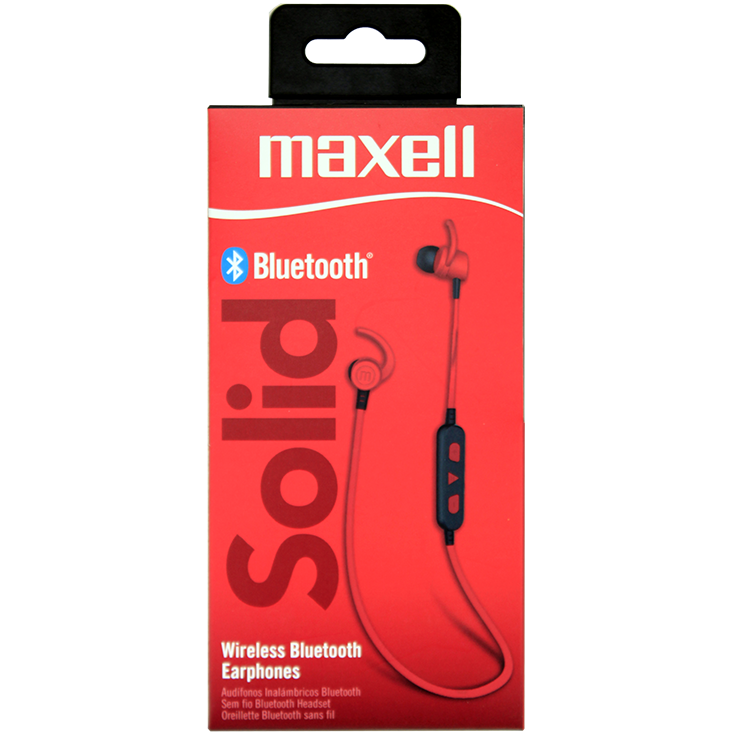Earphones Maxell Solid / Bluetooth / in-line Microphone /