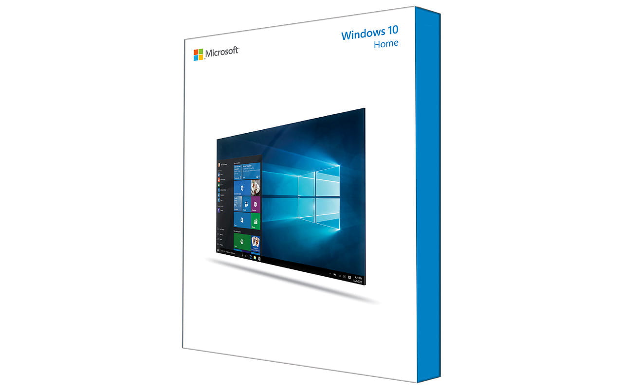 Microsoft Windows 10 Home GGK / 64Bit / DVD / English