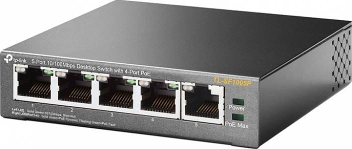 Switch TP-LINK TL-SF1005P / 5-port Ethernet / 4 Port PoE