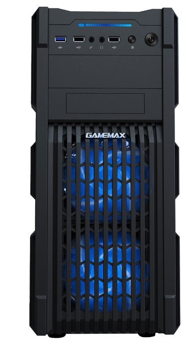 Case GameMax GM-ONE BLUE / Transparent Side Panel /