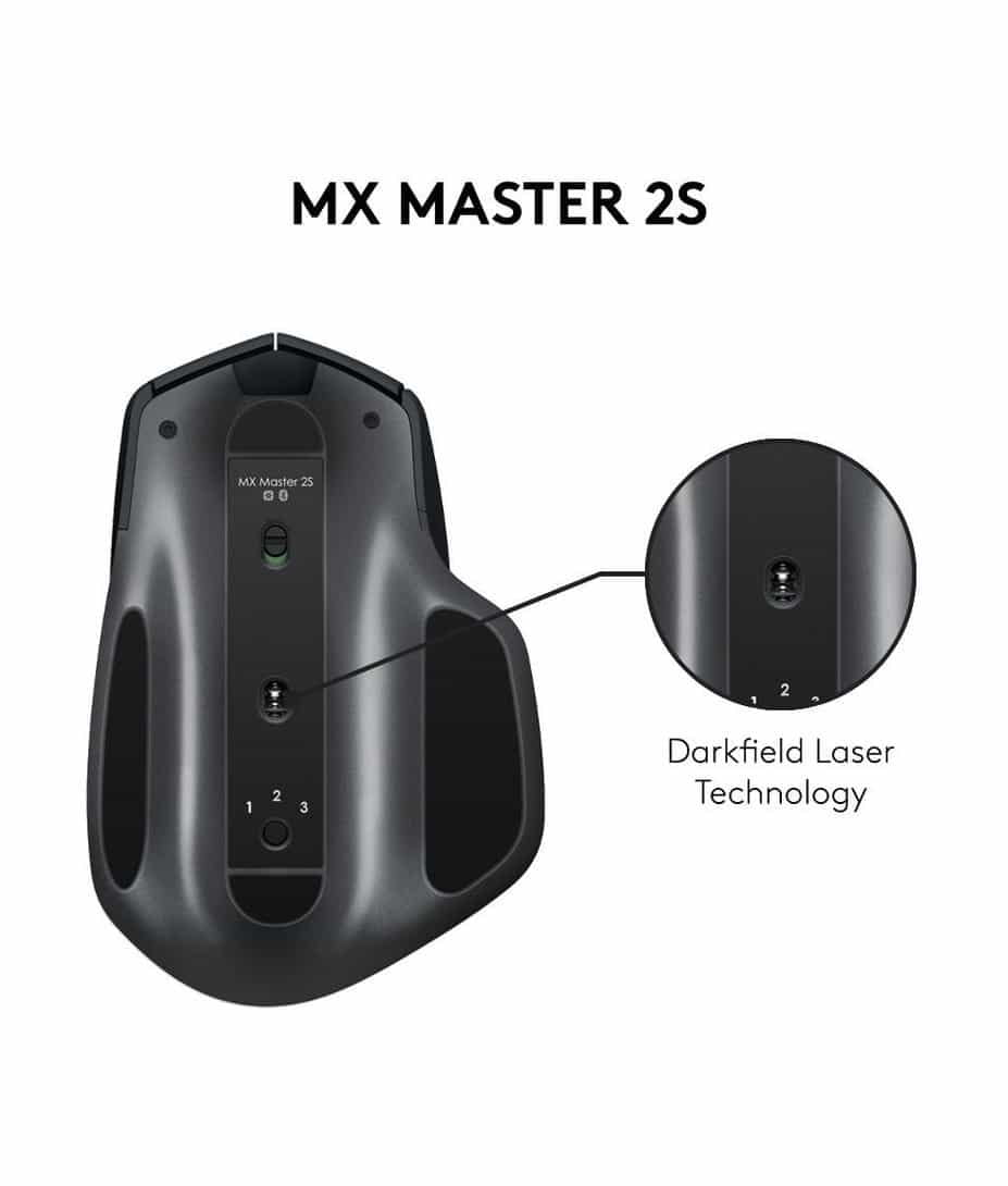 Logitech MX Master 2S / 4000 dpi / Workflow / Darkfield /